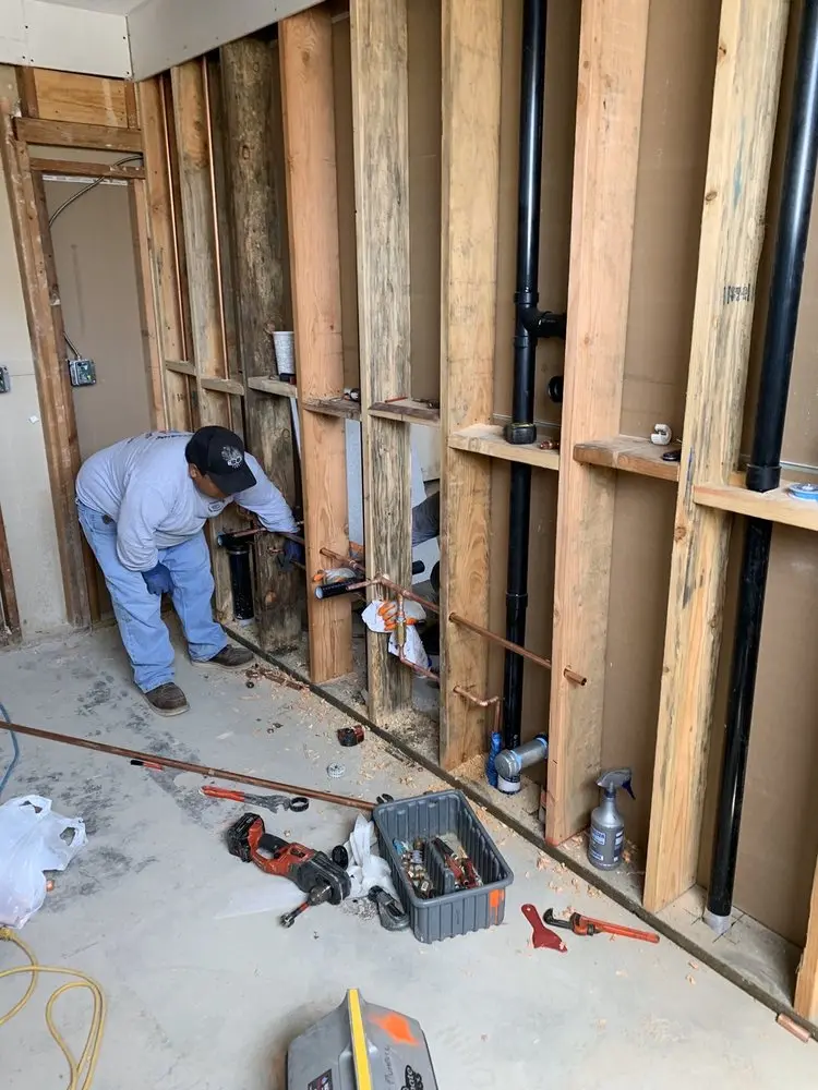 Commercial rough-in plumbing for Commercial Plumbing in Temple City